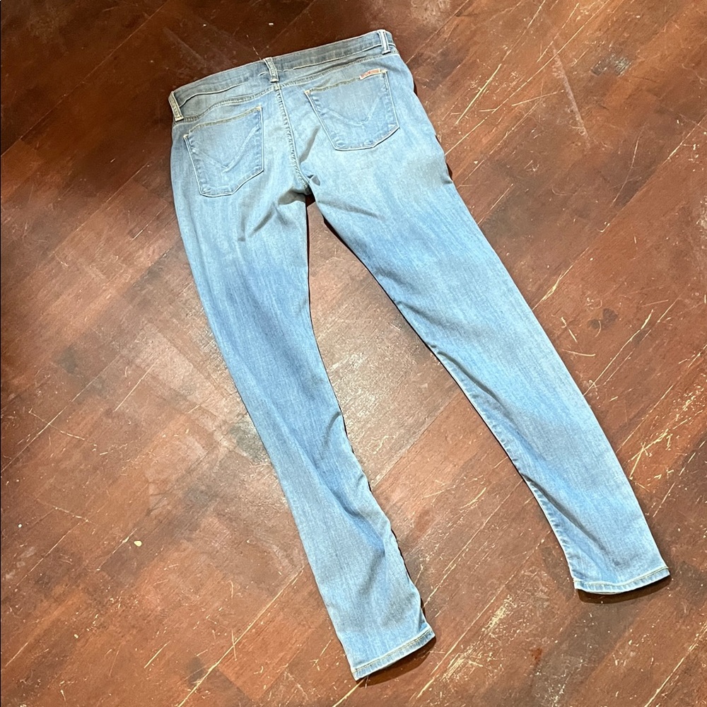 Hudson Jeans Women's Denim Blue Skinny Jeans - Picture 6 of 12